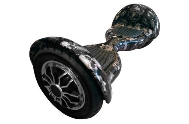 Гироскутер Smart Balance Wheel SUV 10 дюймов, черный череп