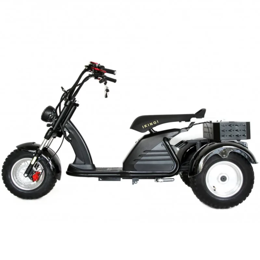 Трехколесный электроскутер Ikingi M6 Pro Trike черный