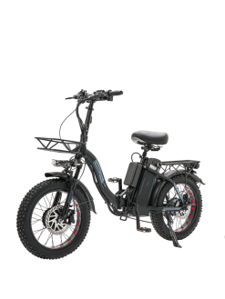 Электровелосипед Minako F11 Dual, черный